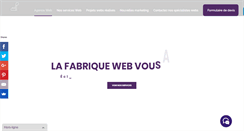 Desktop Screenshot of lafabriqueweb.com